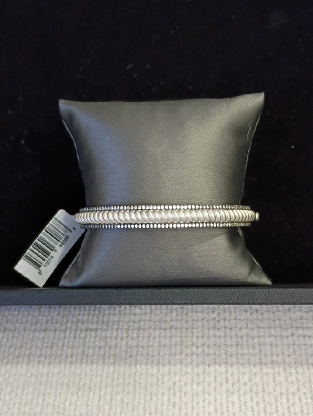 Freida Rothman Silver-Tone Twisted Cable Bracelet - Women's Accessory
